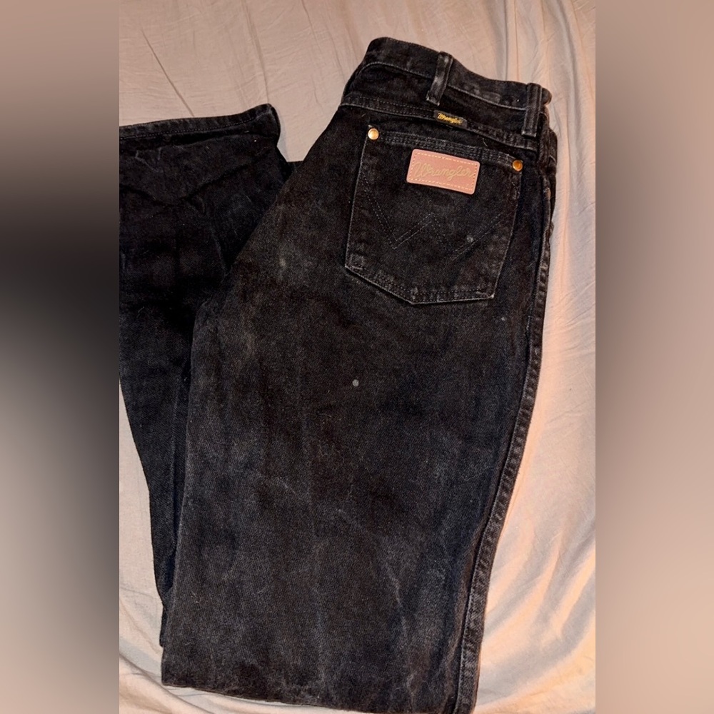 Black Wrangler Jeans size 34x32